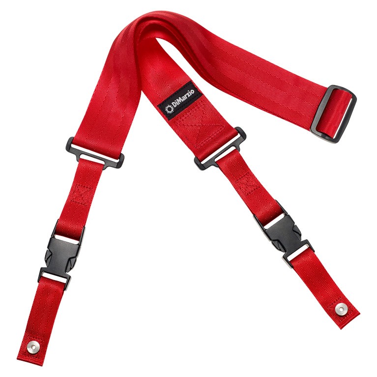 DiMarzio DD2200 Cliplock Nylon 2 Guitar Strap Red 5790₽
