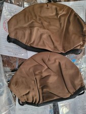 New UPS Brown Soft Fabric Face Masks with Black Trim. Bundles Of 40 Masks.