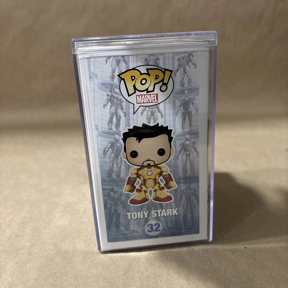 Funko Pop! Tony Stark Unmasked SDCC 2013 Limited Edition Iron Man 3 Marvel #32 - Image 4 of 4