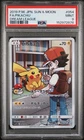 PSA 9 Pikachu CHR 054/049 SM11B Dream League Pokemon Card Japanese 2019 From JP