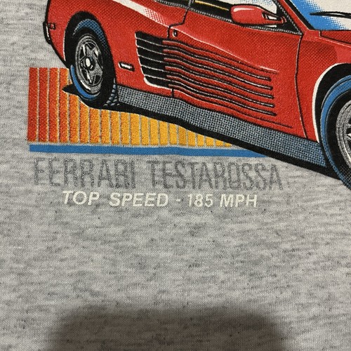 Ferrari F-1 Shirt Vintage 1990 Forza Lamborghini Shirt Grand Prix Race Corvette - Picture 7 of 14