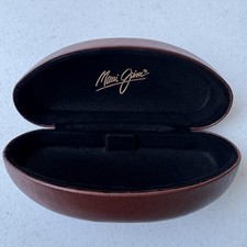 Maui Jim Sunglass Case Hard Clam Shell Brown