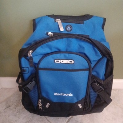 Rare OGIO Medtronic Black Blue Backpack Business Travel Bag Pharma NWOT