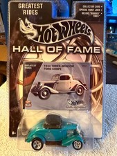 Hot Wheels HallOf Fame 1934 Three Window Ford Coupe