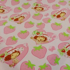 2003 Strawberry Shortcake Fleece Blanket 60  x90  EXCELLENT Vintage
