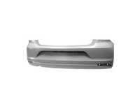 StoßStange Hinten Volkswagen Polo 2014-2017 Lackierbar MIT Auspufftopf