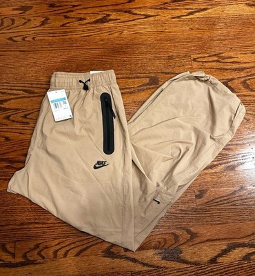 Nike Tech Pack Woven Oversized Parachute Baggy Joggers Mens Med Khaki HM7158-297