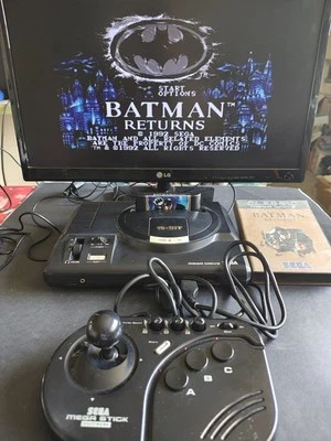 CONSOLA SEGA MEGADRIVE COMPLETA + SEGA MEGA STICK + JUEGO PAL LEER DESCRIPCIÓN - Imagen 1 de 4