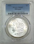 1921 P Morgan Silver Dollar PCGS MS65 Frosty Just Graded New Holder #N239A
