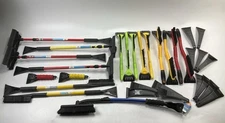 31 Assorted Mixed Ice Scrapers & Snow Broom Brushes - ICE SCRAPER Lot #25