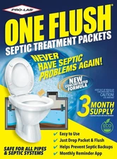 Septic Tank Treatment - 3 Month Supply of Septic Treatment- Dissolvable Septic