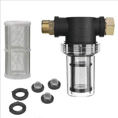 #ad 40 100 Mesh Garden Hose Filter For Pressure Washer Inlet Water Inline Sediment $21.01