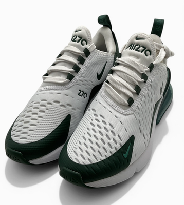 Air Max 270 Women's Size 6.5 White/Vintage Green Running Shoes NIB