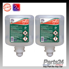 2x Deb Instant Foam Sanitiser - 1 Litre Cartridge - DIS1000ML New