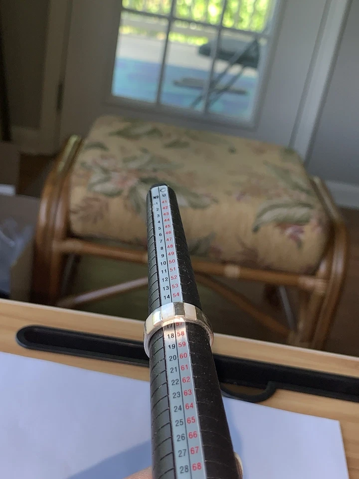 New Sterling 925 Ring W/Inlay Of Beautiful Abalone Ring-8 - Image 3 of 4