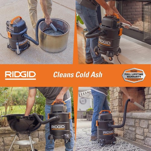 5 Gallon Cool/Dry Ash Portable Shop Vacuum with Fine Dust Filter, Micro Cloth Dr - Picture 8 of 8