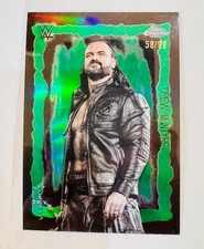 Drew McIntyre 2025 Topps Cactus Jack WWE Festival Fury Green Refractor /99