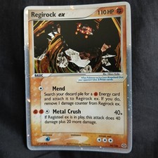 2005 Pokemon TCG Regirock Ex Emerald Holo Rare 99/106