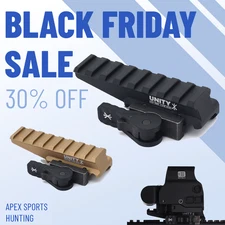 New Unity Tactical FAST Optics Riser for EOTech EXPS FST-ORF Black FDE