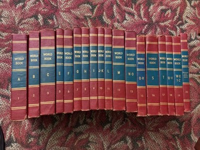The World Book Encyclopedia 1962 Red Edition Missing D &P Otherwise Complete Set