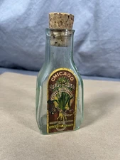 Antique Albert Avery Chicago Horseradish Bottle Dearborn Street Great Label