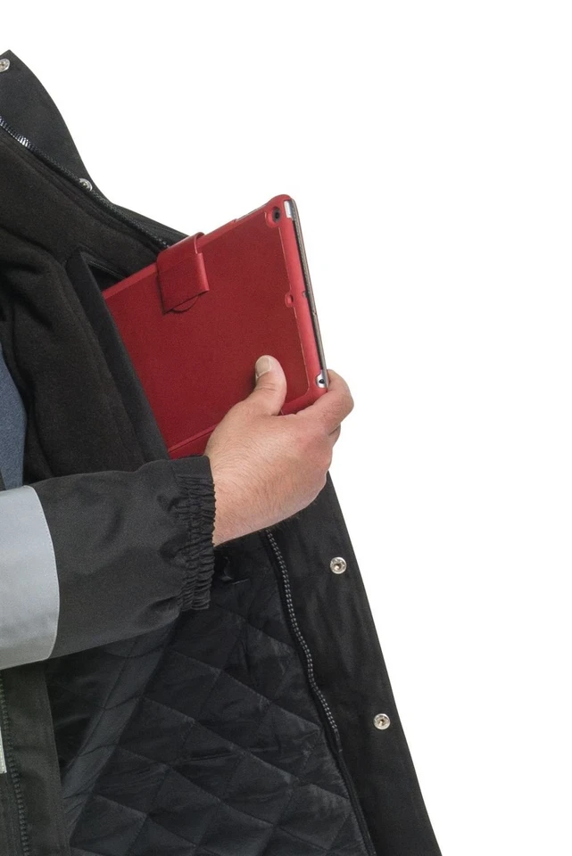 Utility Pro Nylon Quilted Hi-Vis Contractor Safety Jacket, Yellow/Hi-Vis Green - Image 4 of 4