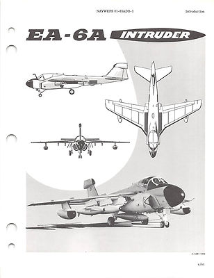 EA-6A NATOPS Flight Manual Pilot's Handbook A-6 Intruder..CD