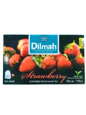 Dilmah strawberry Flavored  Pure Ceylon  Cocktail Mocktail tea   FREE SHIPPING