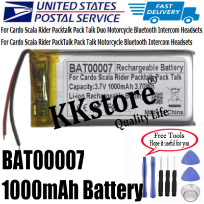 Replacement Battery For Cardo Packtalk Bold, Duo, Slim & Scala Rider – SRPT0102 Compatible
