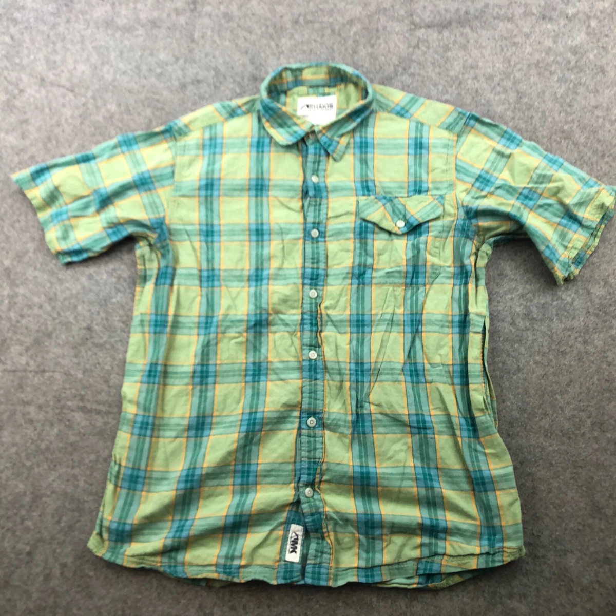Chemise De Randonnée Mountain Khakis Manches Courtes - Taille M - Motif écossais - Occasion