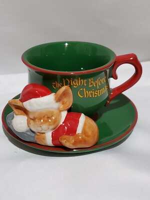 TELEFLORA The Night Before Christmas Coffee Mug or Planter 