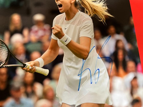 Katie Boulter UK Tennis signiertes Auto 8x10 FOTO Beckett BAS authentifiziert - Bild 2 von 2