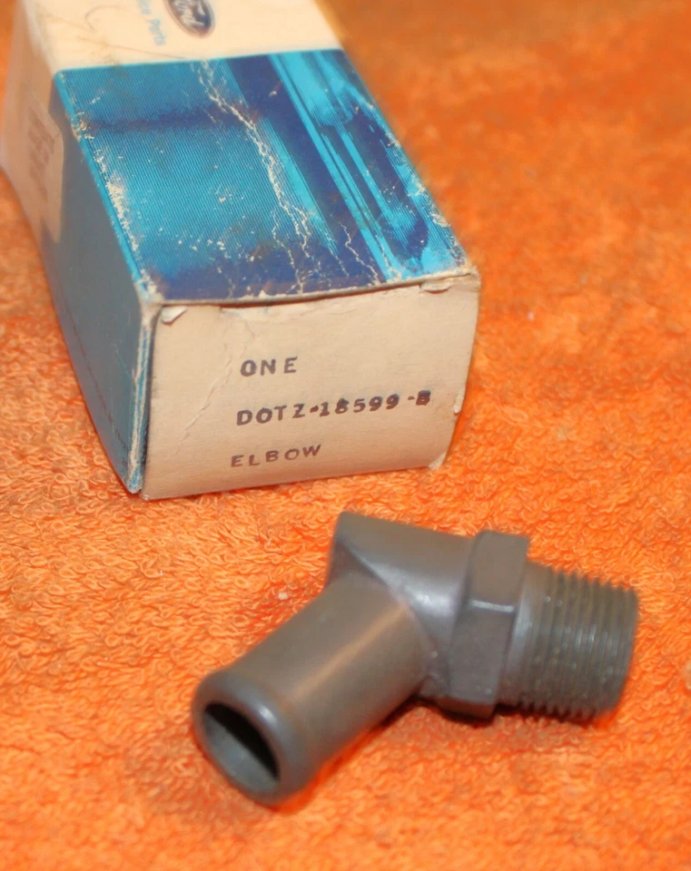 Ford P350 P400 P500 1970 panel entrega nuevo Dorset diésel calentador manguera codo Foto 3 de 3