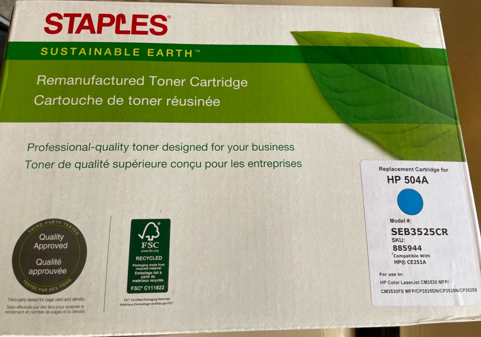 Staples Remanufactured Black LaserJet Ink Cartridges High-Quality Replacement-image