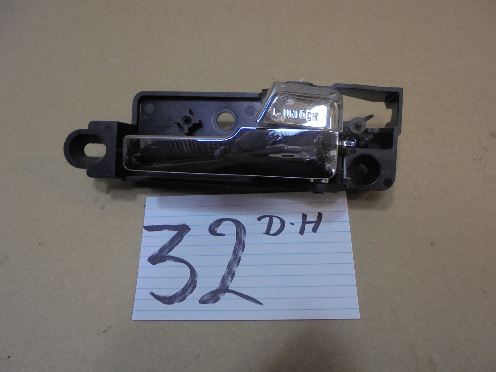 2006 - 2012 Ford Fusion REAR PASSENGER Interior Door Handle Chrome Used #32-DH