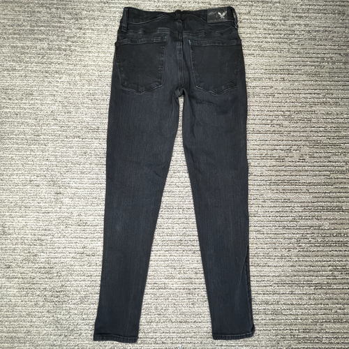 American Eagle Size 0s Girls Jeans Jegging High Rise Super Stretch Skinny Denim - Picture 6 of 14