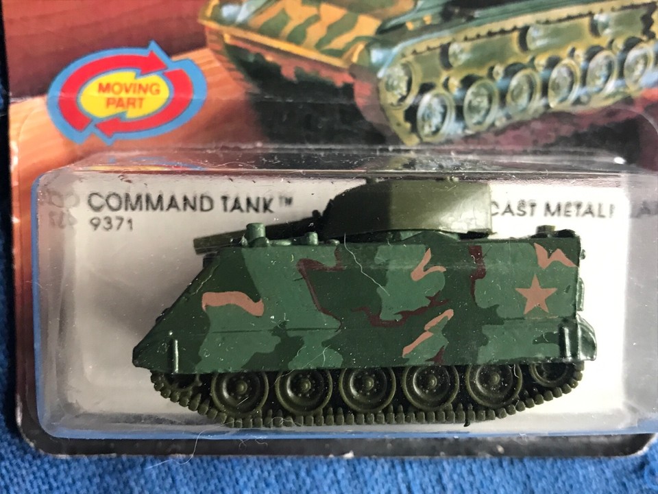 HOT WHEELS ACTION COMMAND 1984 TANK # 9371 MATTEL DIE-CAST ARMY MOC MIP ...