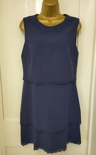 Hobbs  NW3 Navy Dress SIZE UK 10.  L3