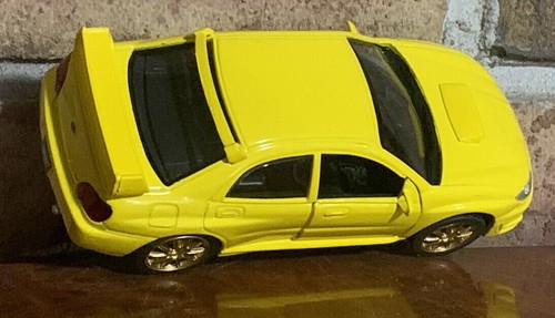 Subaru Impreza WRX STi 2006 YELLOW SAICO BRAND NEW 1:32 SCALE - Picture 9 of 12