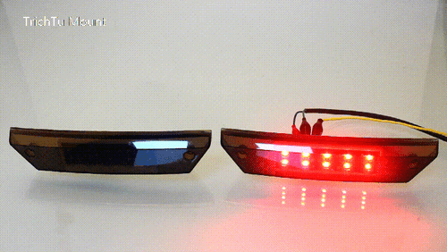 Smoke Rear LED Tail Lights Brake Lamps Cover For 650 Voyageur XC 155/600 Pro-S - Picture 2 of 23