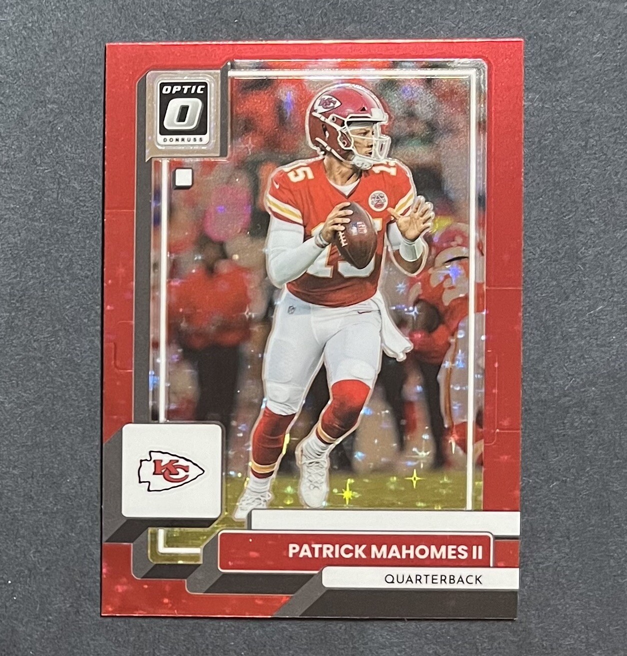 Patrick Mahomes 2022 Donruss Optic #94 Red Stars Prizm SSP Kansas City Chiefs