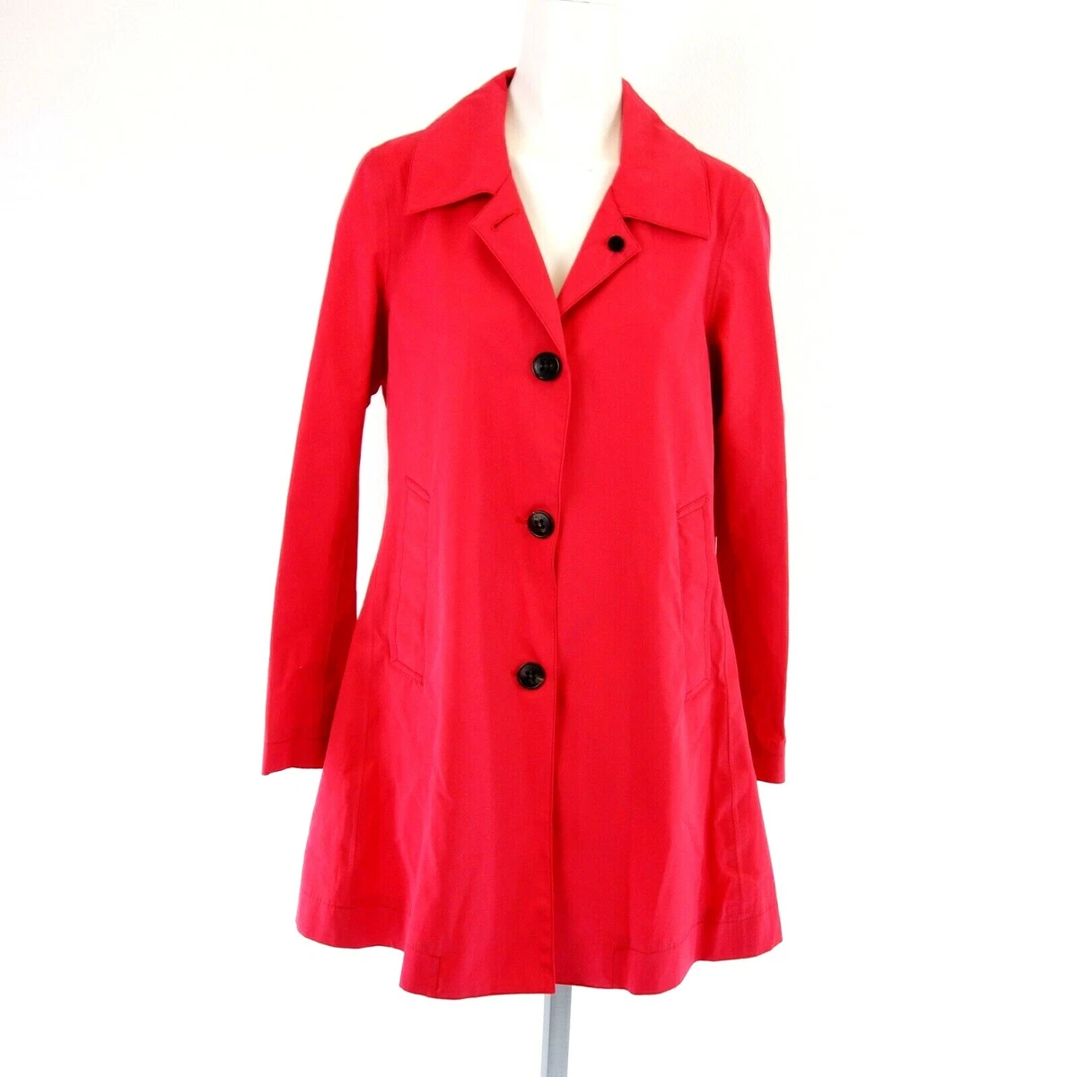 Blond Non 8 L ger Femmes Manteau Midi Rouge Cintr Court 36 S Np
