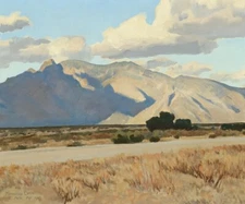 Dixon Maynard : Ridge and Rillito, Arizona : 1943 : Archival Quality Art Print