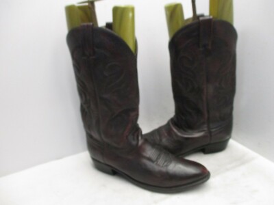 Dan Post black leather cowboy boots 10.5 EW very good condition Mens 10 EW Extra Wide Dan Post Milwaukee Cowboy Boots Black  main image 3