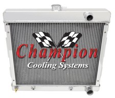 1969 - 73 Dodge Dart 70 71 Polara Champion 3 Row Aluminum Radiator Cc527