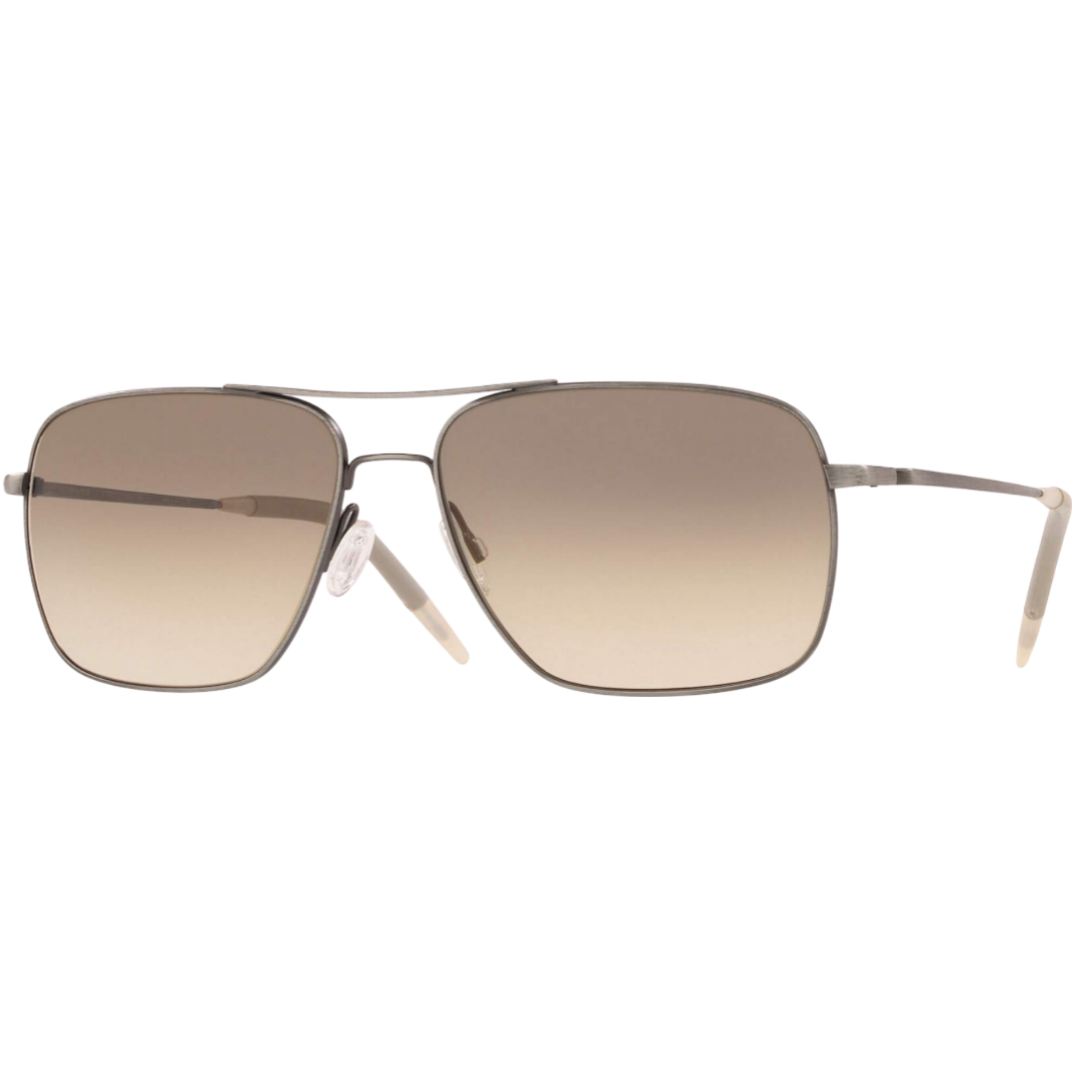 Occhiali Da Sole Oliver Peoples Clifton 0OV1150S &ndash; Oro Rettangolari, Lenti G-15 Gradient, Uomo