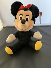 Vintage Disneyland Disney World Minnie Mouse Stuffed Animal Plush 7 No Clothes