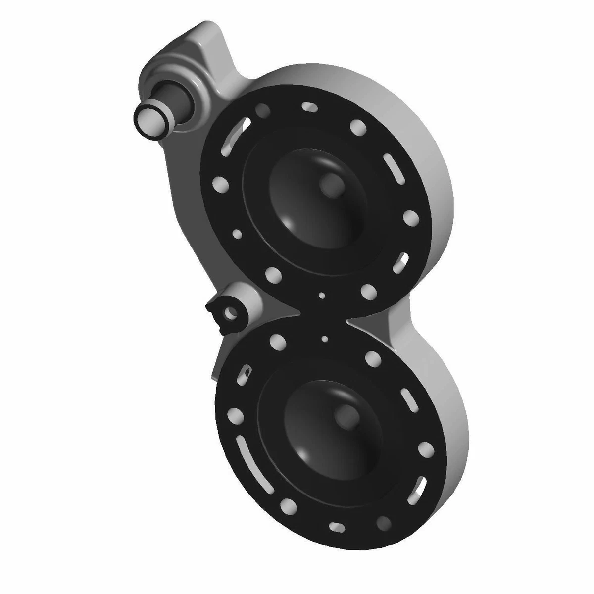 Polaris Cylinder Head, Twin SDI, Genuine OEM Part 3021768, Qty 1 
