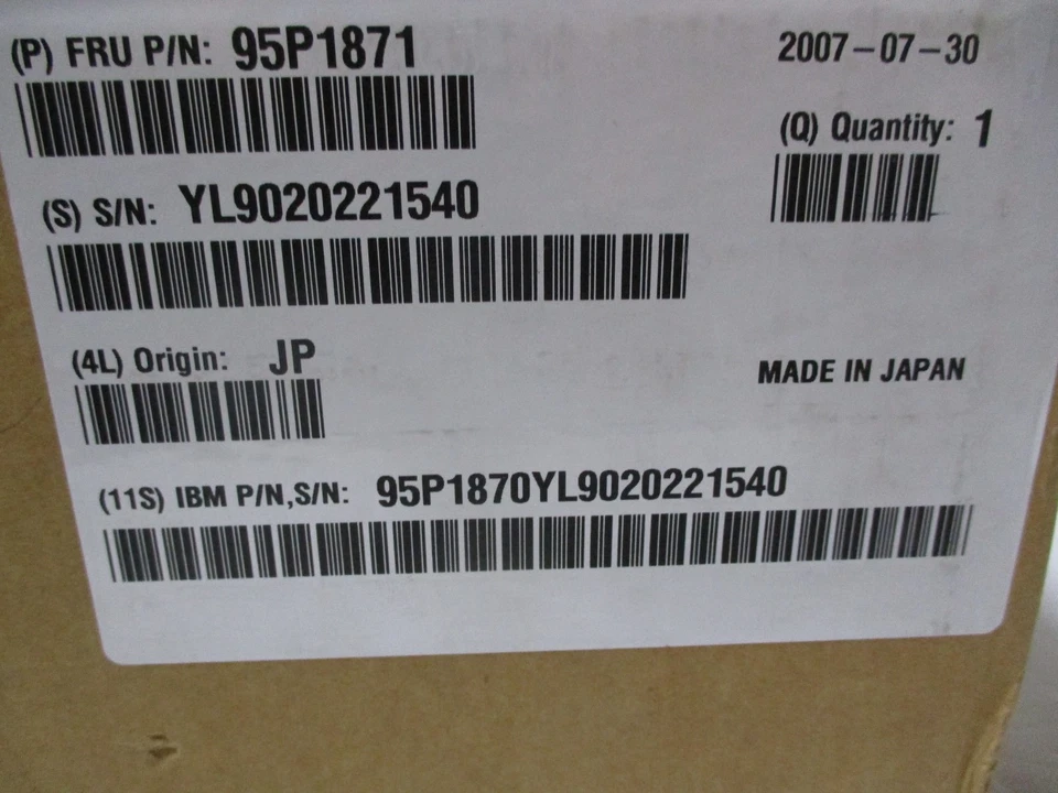 IBM Lenovo 95P1871 95P1870 80/160GB Internal Tape Drive - Image 2 of 4