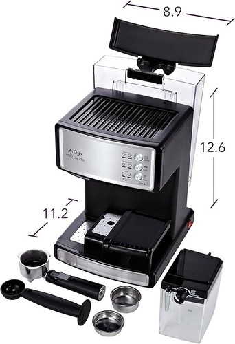Mr. Coffee Espresso Cappuccino Machine Programmable Coffee Auto Frother NEW - Picture 3 of 5